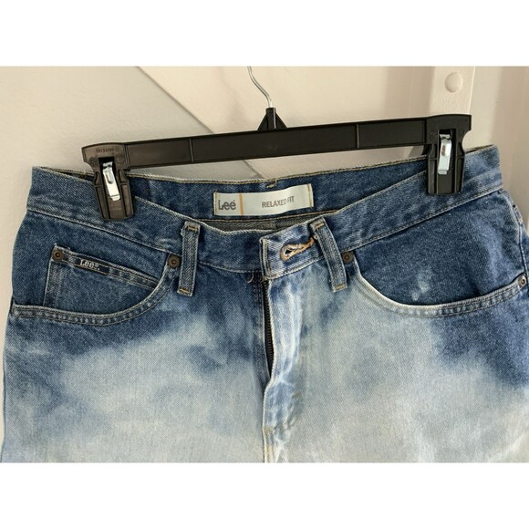 Vintage Lee High Rise Jeans Distressed Cut Off Shorts Size 6 - Picture 3 of 4